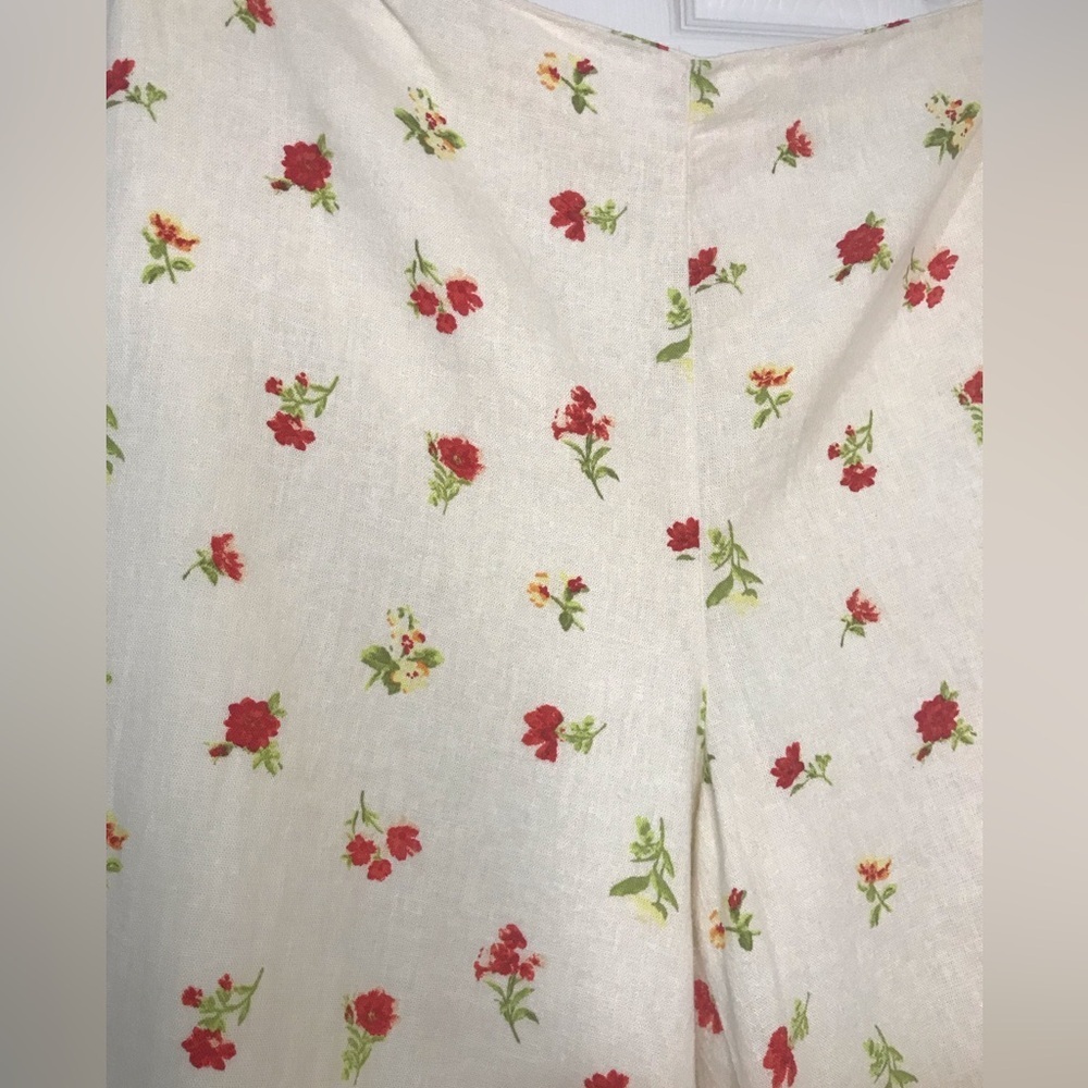 Forever 21 Linen Floral Pants - Picture 8 of 11